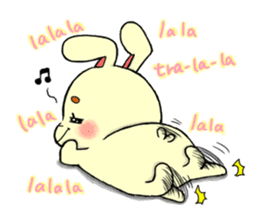 high tension rabbit PYONKO 2 English ver sticker #4422980