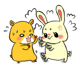 high tension rabbit PYONKO 2 English ver sticker #4422982