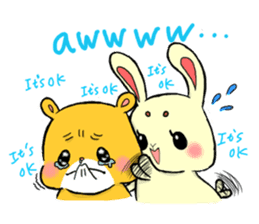 high tension rabbit PYONKO 2 English ver sticker #4422983