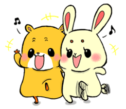 high tension rabbit PYONKO 2 English ver sticker #4422984