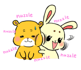 high tension rabbit PYONKO 2 English ver sticker #4422986