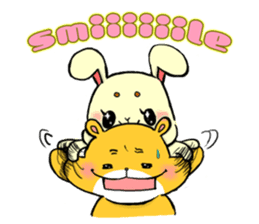 high tension rabbit PYONKO 2 English ver sticker #4422987