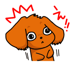 Pretty dog of the ruby. sticker #4423253