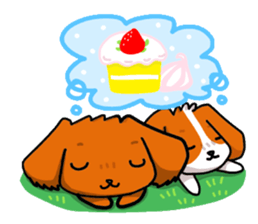 Pretty dog of the ruby. sticker #4423269