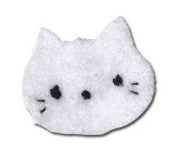 marime's kitty&bunny sticker #4423312