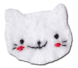 marime's kitty&bunny sticker #4423316