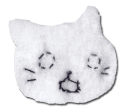 marime's kitty&bunny sticker #4423324