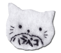 marime's kitty&bunny sticker #4423325