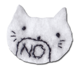 marime's kitty&bunny sticker #4423326