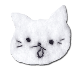 marime's kitty&bunny sticker #4423330