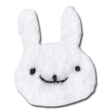 marime's kitty&bunny sticker #4423335