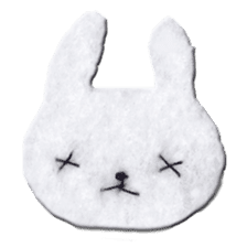 marime's kitty&bunny sticker #4423339