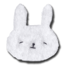 marime's kitty&bunny sticker #4423340