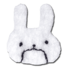 marime's kitty&bunny sticker #4423345