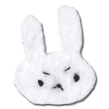 marime's kitty&bunny sticker #4423348