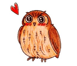 Daily small owl sticker #4423913