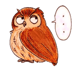 Daily small owl sticker #4423914