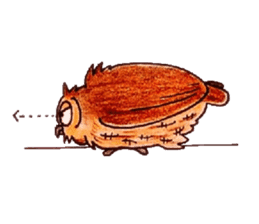 Daily small owl sticker #4423922