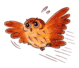 Daily small owl sticker #4423939