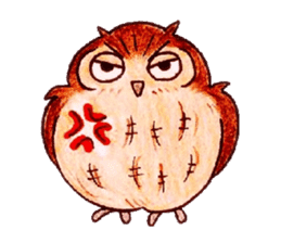 Daily small owl sticker #4423941