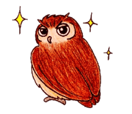 Daily small owl sticker #4423943