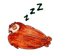 Daily small owl sticker #4423946