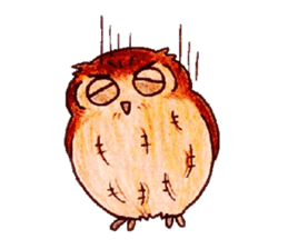 Daily small owl sticker #4423948