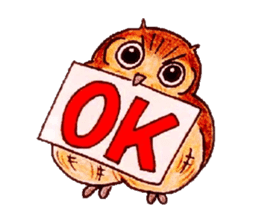 Daily small owl sticker #4423950