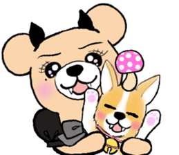 Sweet Devil Bear sticker #4424095