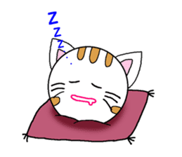 Spherical cat sticker #4424994