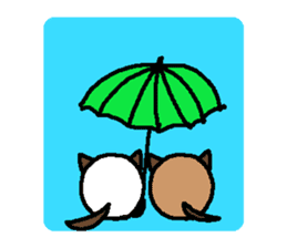 Spherical cat sticker #4425030