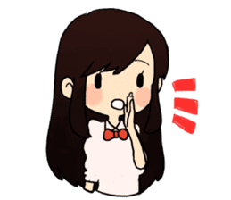 cute little girl! sticker #4425552