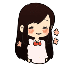 cute little girl! sticker #4425554