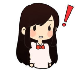 cute little girl! sticker #4425556