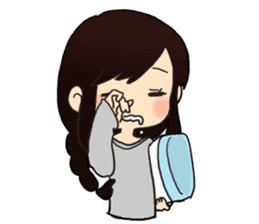 cute little girl! sticker #4425558