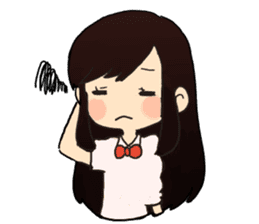 cute little girl! sticker #4425559