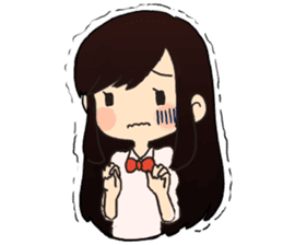 cute little girl! sticker #4425562