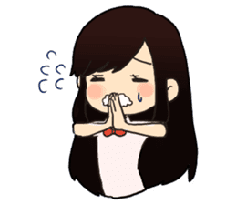 cute little girl! sticker #4425563