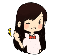 cute little girl! sticker #4425566