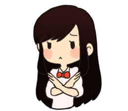 cute little girl! sticker #4425567