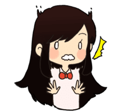 cute little girl! sticker #4425568