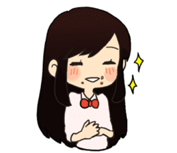 cute little girl! sticker #4425573