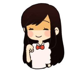 cute little girl! sticker #4425576