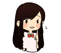 cute little girl! sticker #4425577