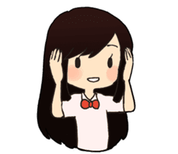 cute little girl! sticker #4425578