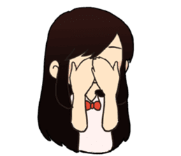 cute little girl! sticker #4425580