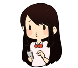 cute little girl! sticker #4425582