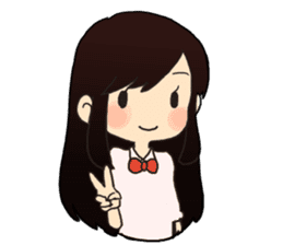 cute little girl! sticker #4425584