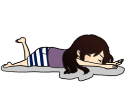 cute little girl! sticker #4425587