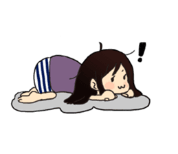 cute little girl! sticker #4425588